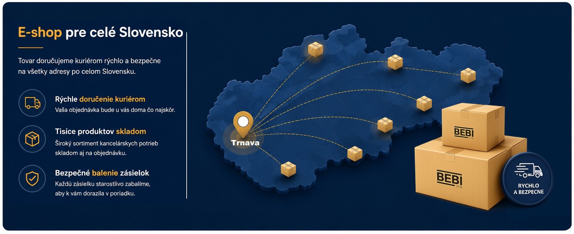 Doručenie po celom Slovensku