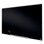 Sklenená tabuľa Nobo Diamond čierna 57”, 1260x710mm