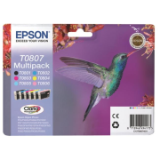 Atramentová náplň Epson C13T080740 CMYK+LC+LM multipack pre SP R265/R285/R360