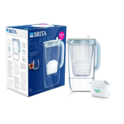 Filtračná kanvica Brita Glass Jug, 2,5 l, sklenená,  svetlo modrá