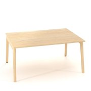 Pracovné stoly Bench ALFA ROOT 160x160cm, dub