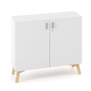 Policová skriňa ALFA ROOT, 1 polica, 100x47x88,7cm, biela