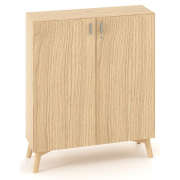 Policová skriňa ALFA ROOT, 2 police, 100x47x121,5cm, dub