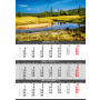 Nástenný kalendár 3-mesačný Hory 31,5 x 45 cm 2026