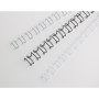 Drôtové hrebene GBC Multibind 21kr. 6mm biele