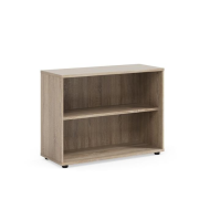 Policová skriňa BASIC, otvorená, 100x40x75,3cm, dub Sonoma