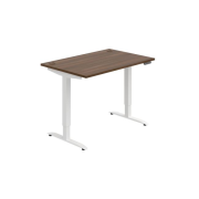 Pracovný stôl Motion, PO, 2S, 120x70,5-120,5x80 cm, orech/biela