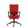 Kancelárska stolička GALA Plus SL červená BN14 + podrúčky AR08